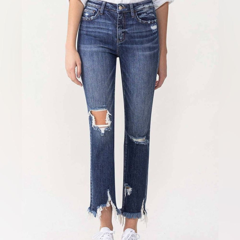 Lovervet by VERVET High Rise Crop Straight Jeans - Women’s size 25